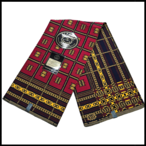 African Wax Fabric/Wax Clothes/Ghanaian Wax Print/Nigerian Ankara. 6 Yards Piece