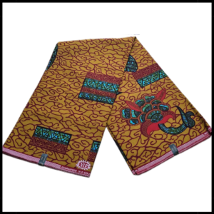 African Wax Fabric/Wax Clothes/Ghanaian Wax Print/Nigerian Ankara. 6 Yards Piece