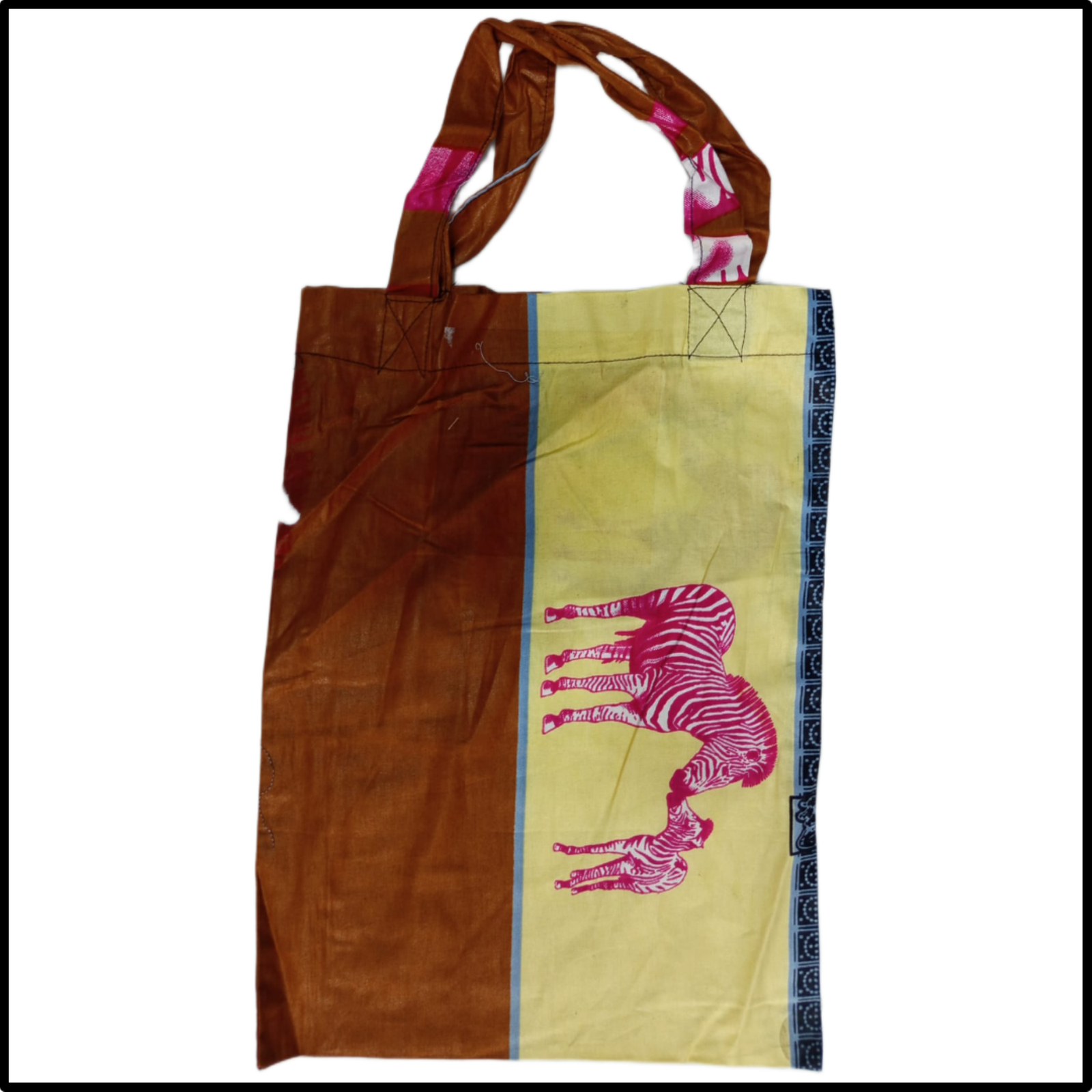 Handmade Ladies Tote bags/Shoulder Bag for Girls – Women/Casual Tote Bag – 5 pcs (Size : 40 x 29 CM) - Image 3