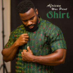 African Wax Print Shirt – Handmade Ankara Shirt for Men