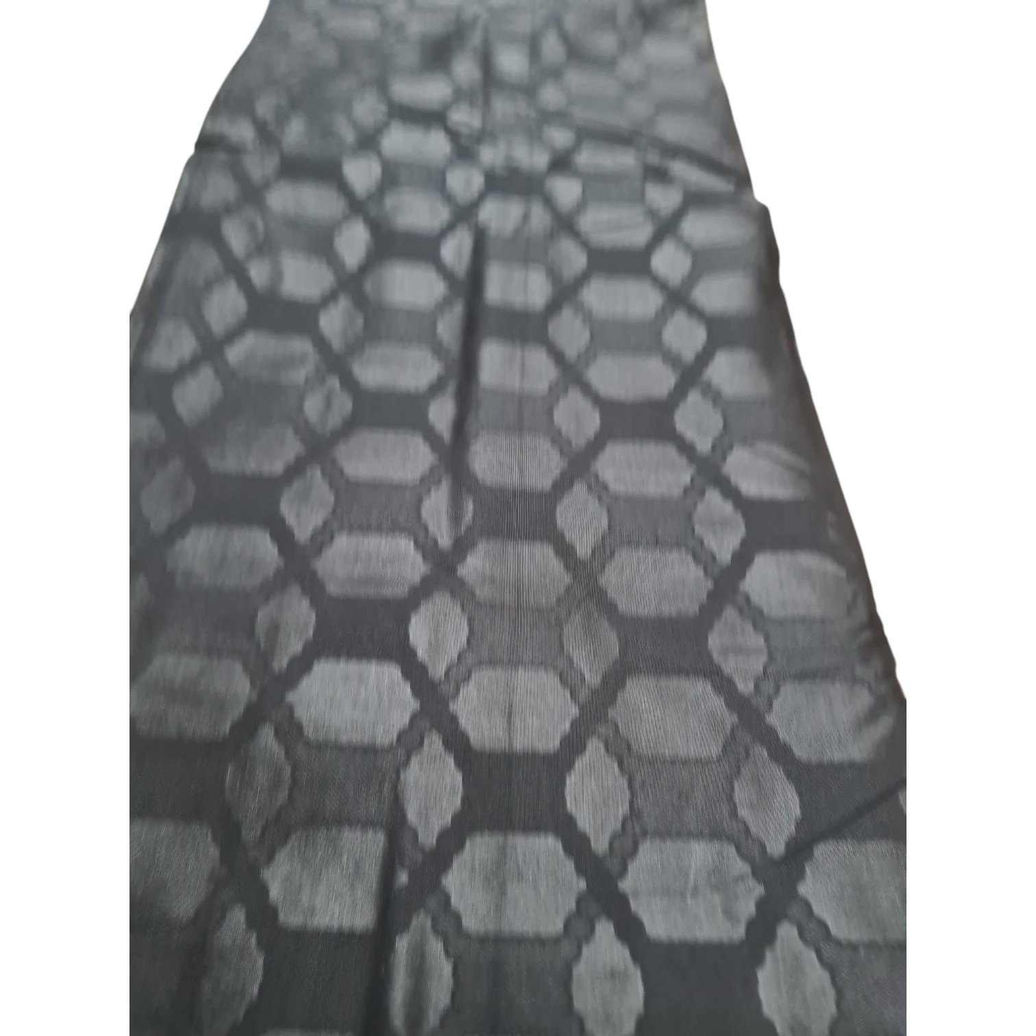African Black Embossed cloth 6 Yard - Image 7