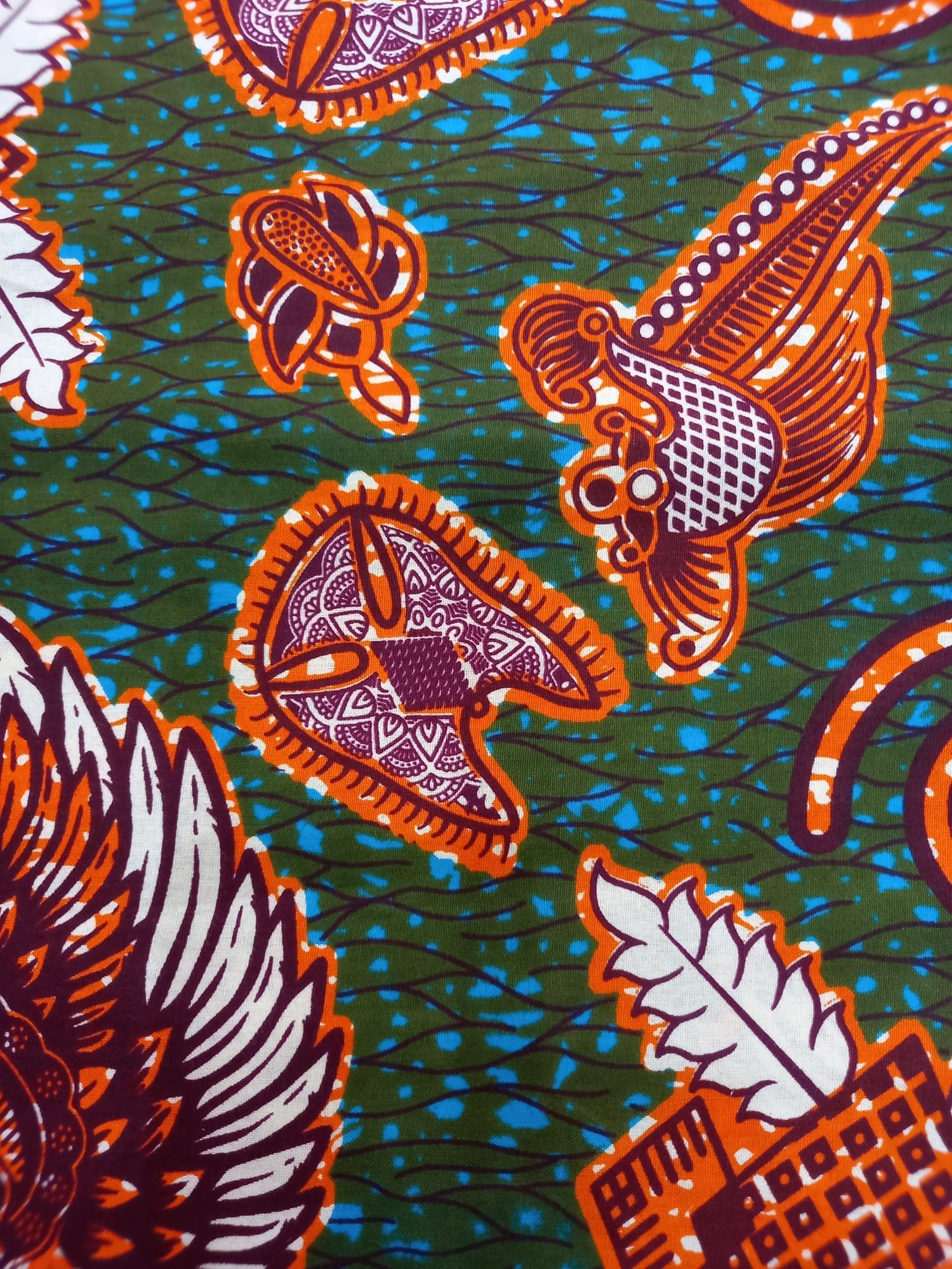 African Wax Print 6 Yard - Image 2