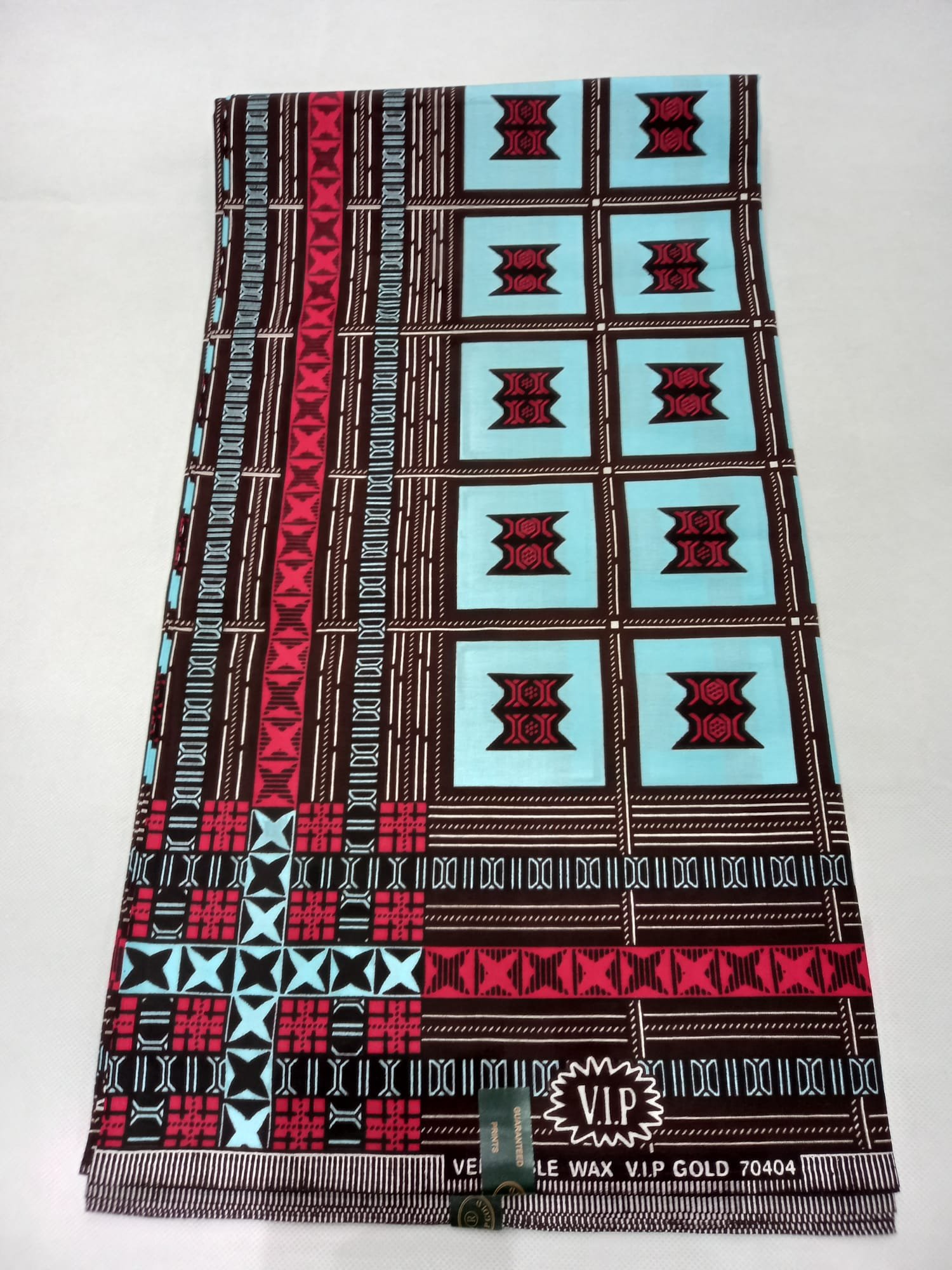 African Wax Fabric/Wax Clothes/Ghanaian Wax Print/Nigerian Ankara. 6 Yards Piece - Image 8
