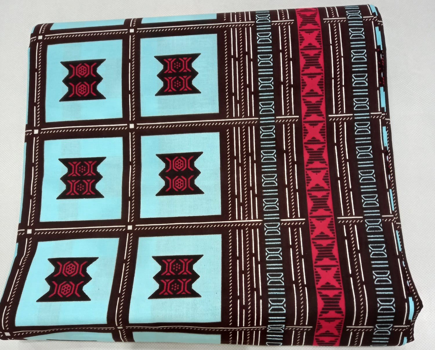 African Wax Fabric/Wax Clothes/Ghanaian Wax Print/Nigerian Ankara. 6 Yards Piece - Image 9