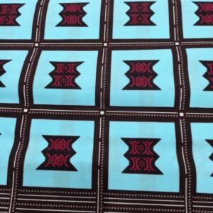 African Wax Fabric/Wax Clothes/Ghanaian Wax Print/Nigerian Ankara. 6 Yards Piece