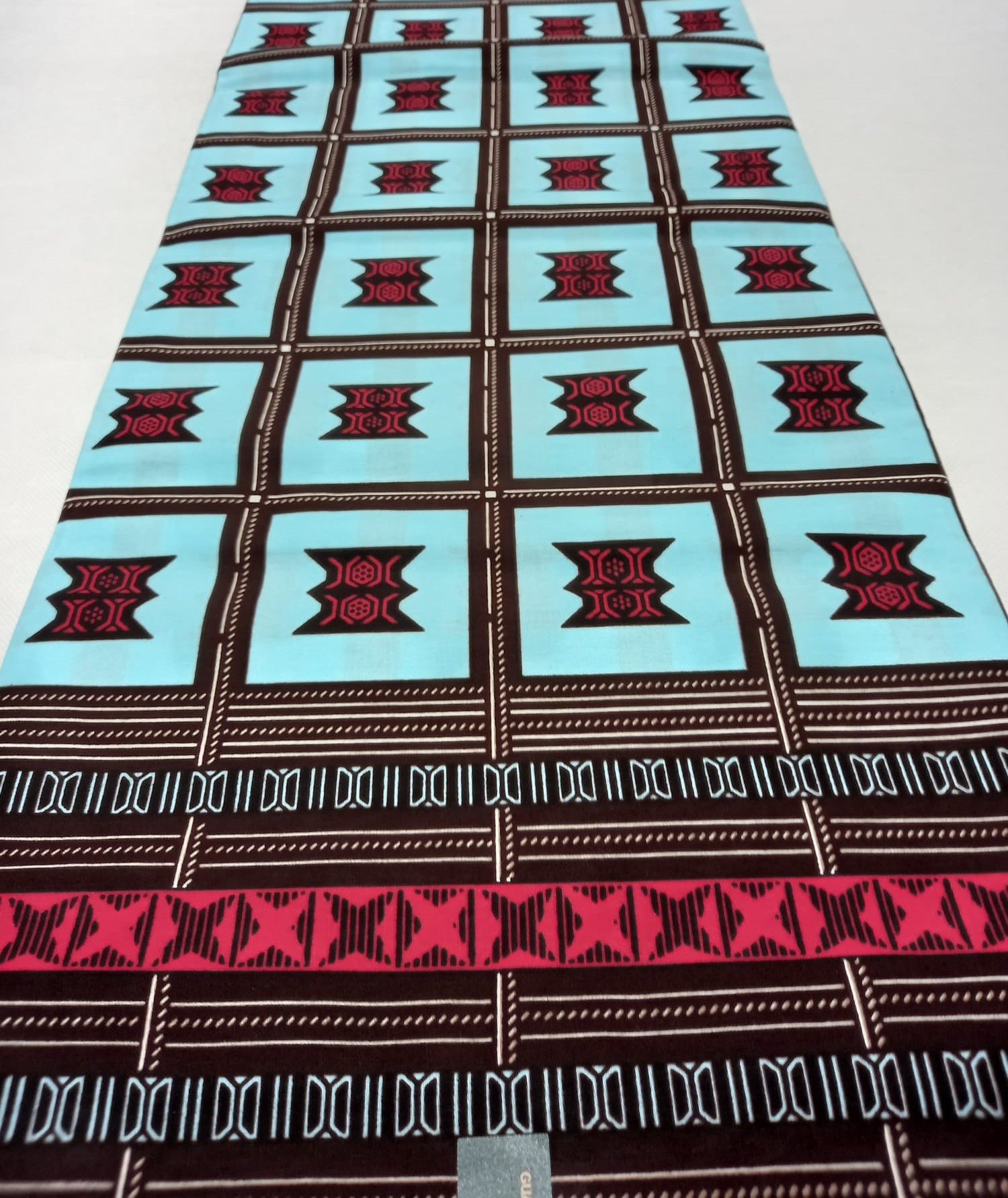 African Wax Fabric/Wax Clothes/Ghanaian Wax Print/Nigerian Ankara. 6 Yards Piece - Image 4