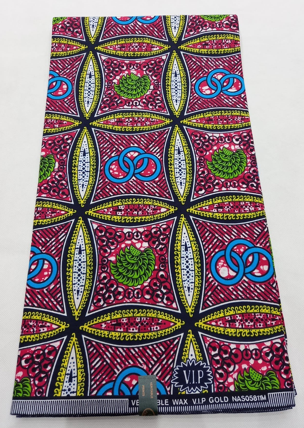 African Wax Fabric/Wax Clothes/Ghanaian Wax Print/Nigerian Ankara. 6 Yards Piece - Image 6