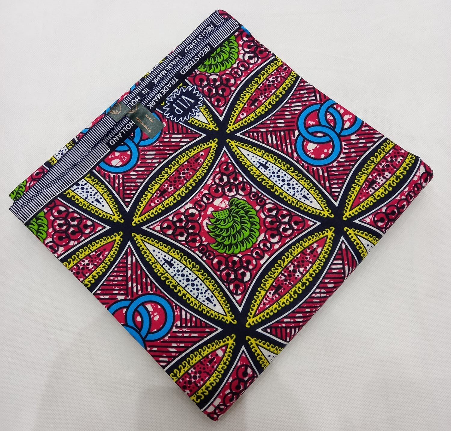 African Wax Fabric/Wax Clothes/Ghanaian Wax Print/Nigerian Ankara. 6 Yards Piece - Image 7