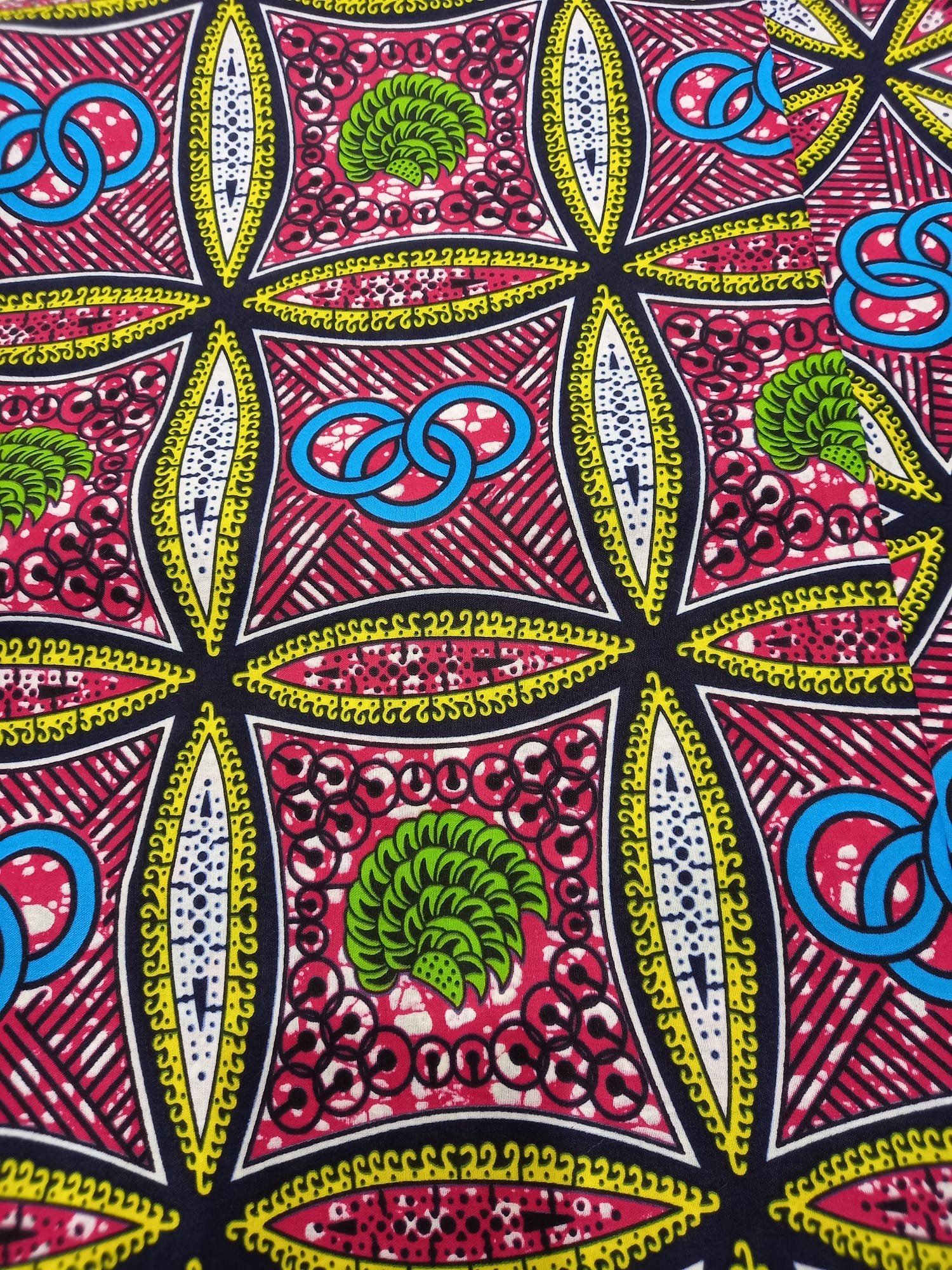 African Wax Fabric/Wax Clothes/Ghanaian Wax Print/Nigerian Ankara. 6 Yards Piece - Image 11