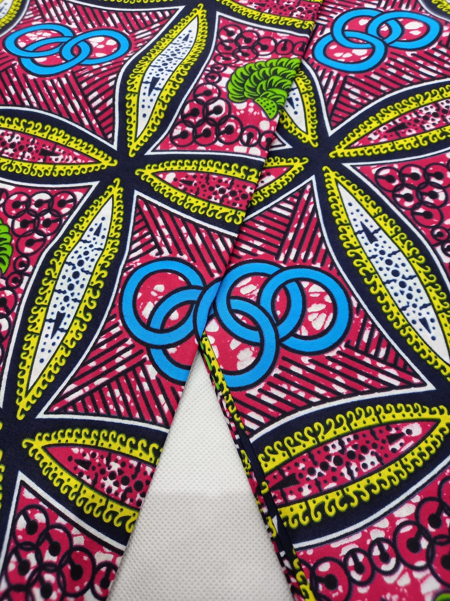 African Wax Fabric/Wax Clothes/Ghanaian Wax Print/Nigerian Ankara. 6 Yards Piece - Image 12