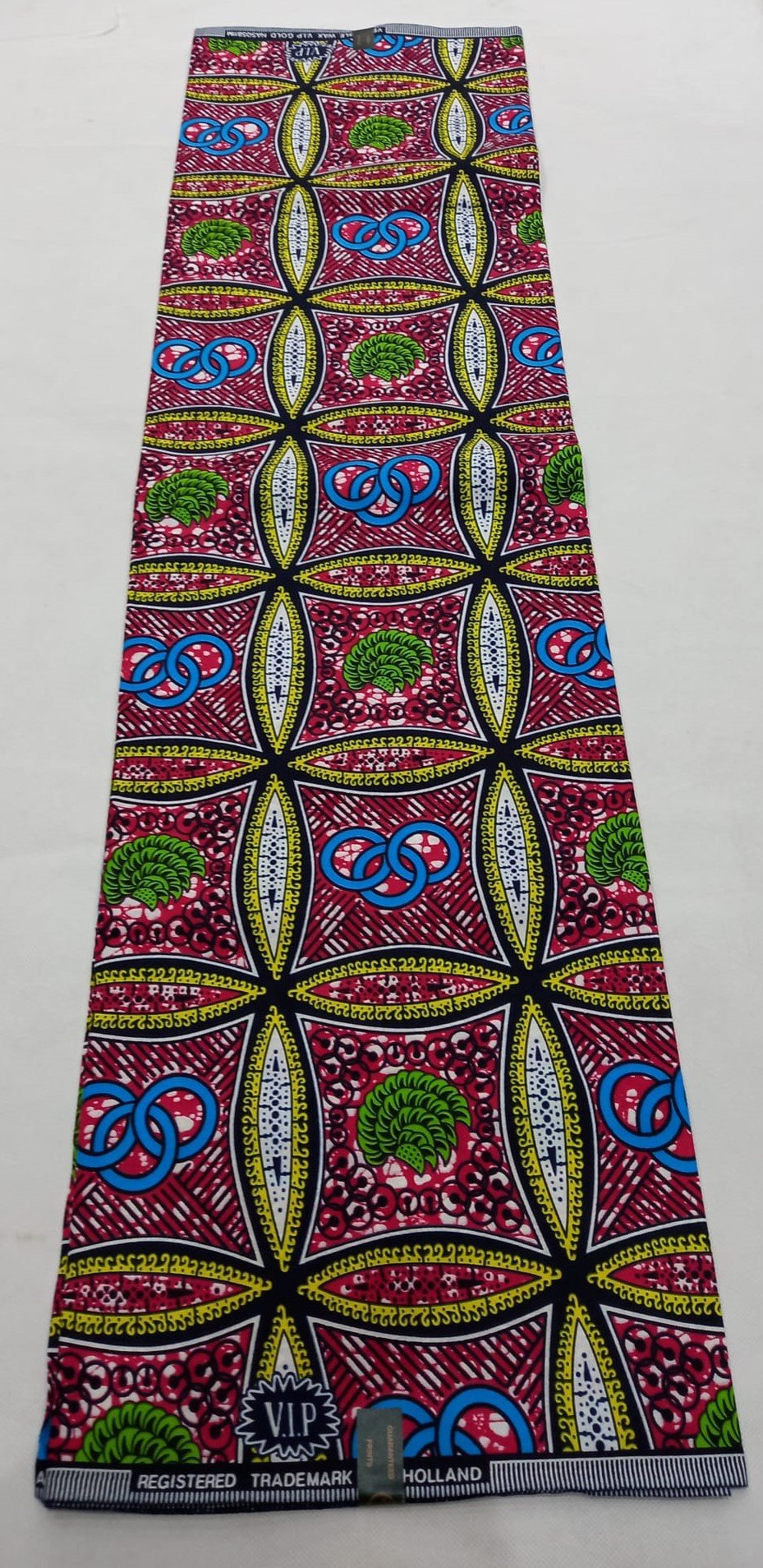 African Wax Fabric/Wax Clothes/Ghanaian Wax Print/Nigerian Ankara. 6 Yards Piece - Image 2