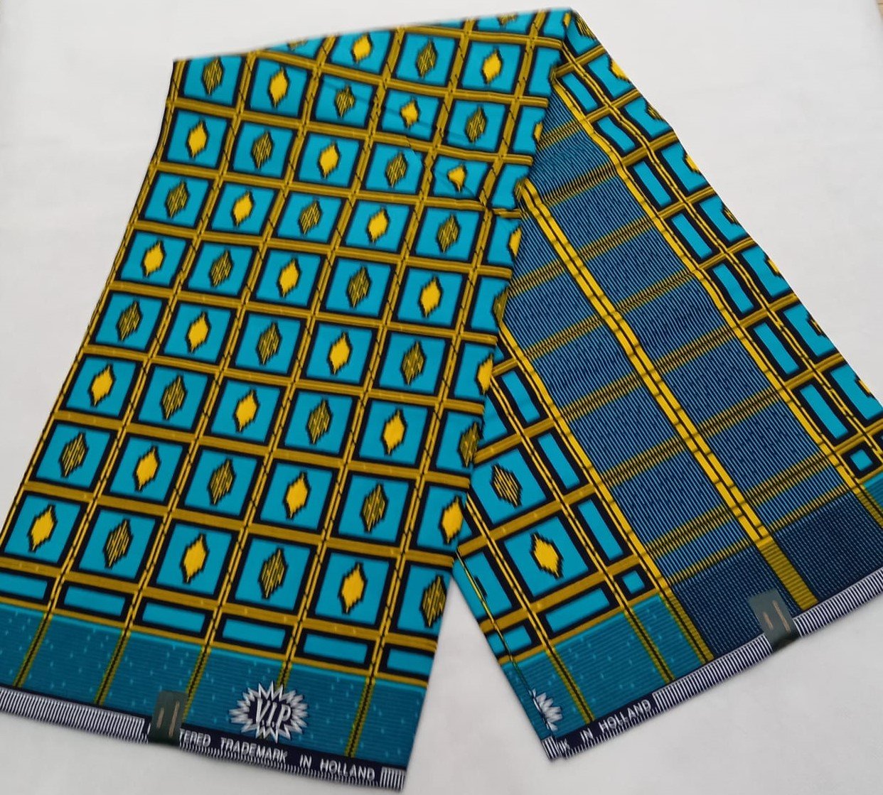African Wax Fabric/Wax Clothes/Ghanaian Wax Print/Nigerian Ankara. 6 Yards Piece - Image 6