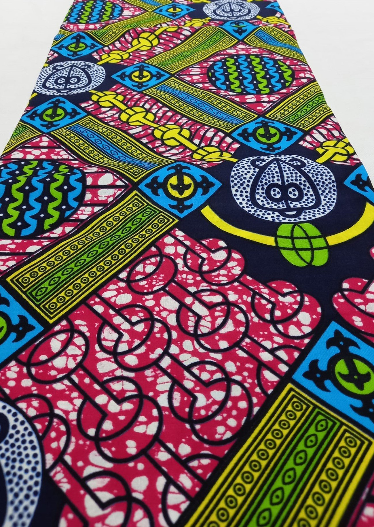 African Wax Fabric/Wax Clothes/Ghanaian Wax Print/Nigerian Ankara. 6 Yards Piece - Image 6