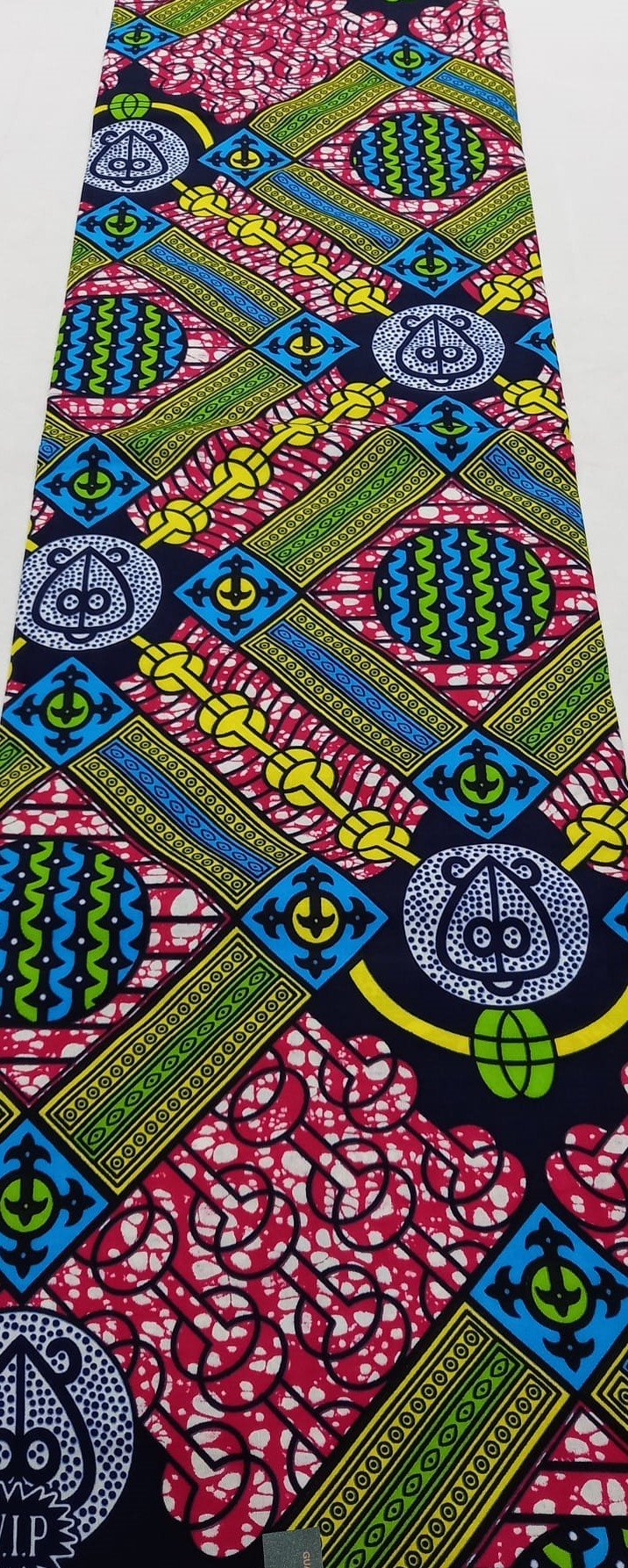 African Wax Fabric/Wax Clothes/Ghanaian Wax Print/Nigerian Ankara. 6 Yards Piece - Image 7