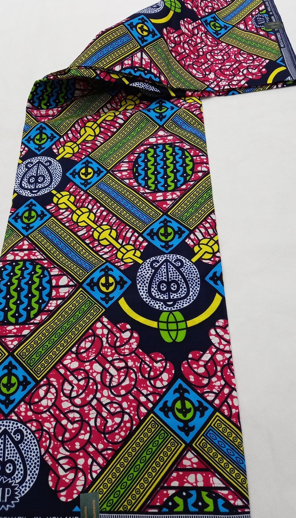African Wax Fabric/Wax Clothes/Ghanaian Wax Print/Nigerian Ankara. 6 Yards Piece - Image 8