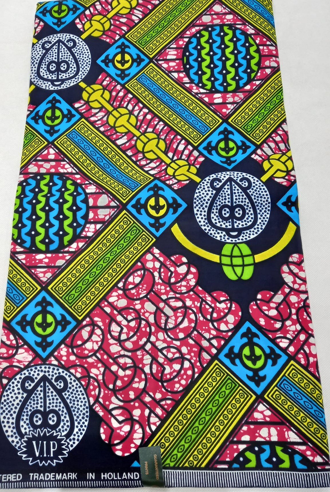 African Wax Fabric/Wax Clothes/Ghanaian Wax Print/Nigerian Ankara. 6 Yards Piece - Image 10