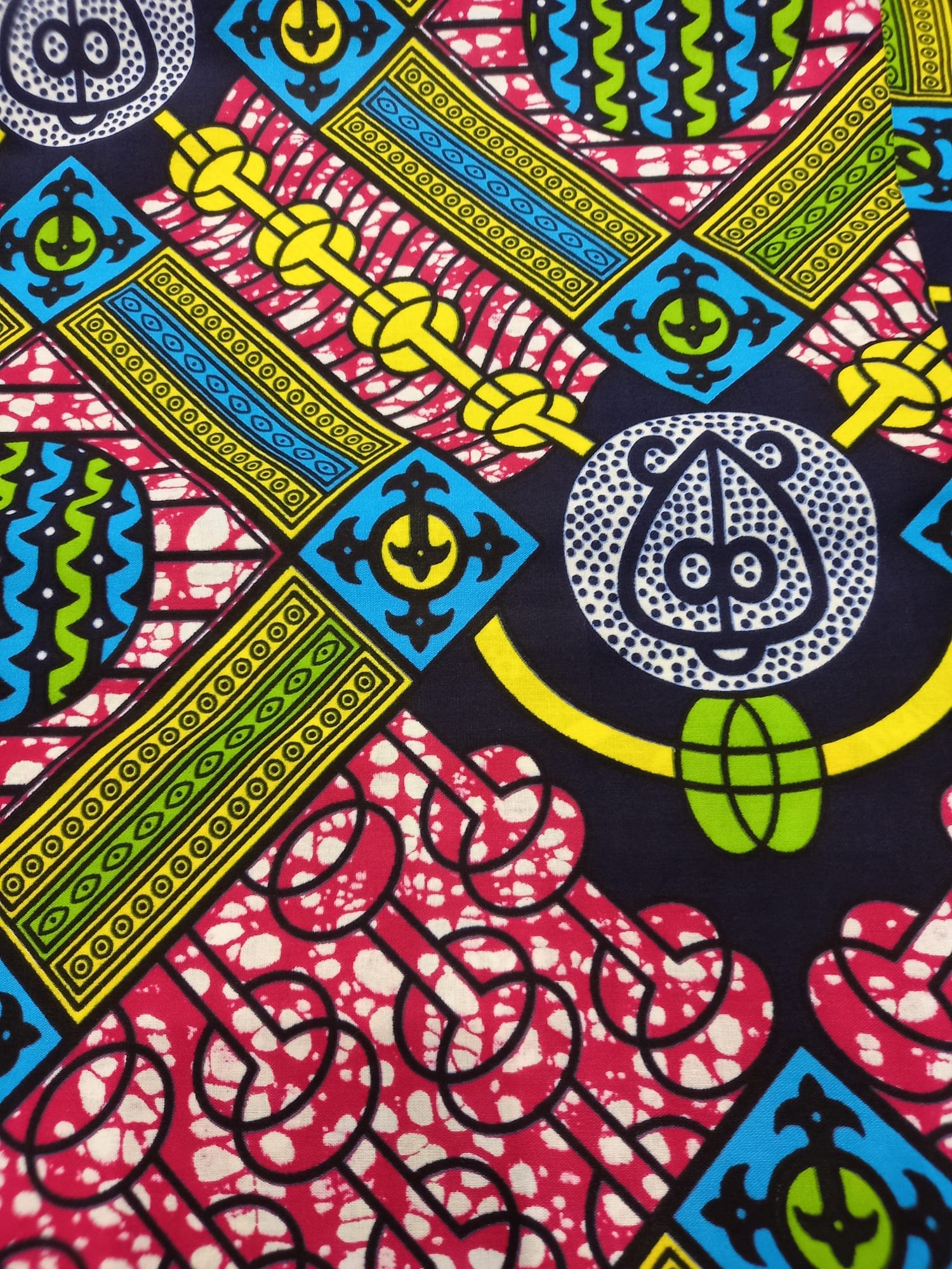 African Wax Fabric/Wax Clothes/Ghanaian Wax Print/Nigerian Ankara. 6 Yards Piece - Image 11
