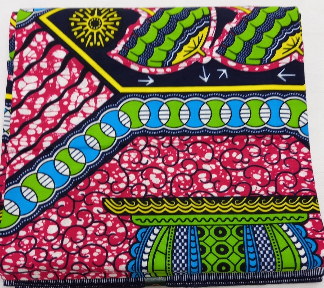 African Wax Fabric/Wax Clothes/Ghanaian Wax Print/Nigerian Ankara. 6 Yards Piece - Image 14
