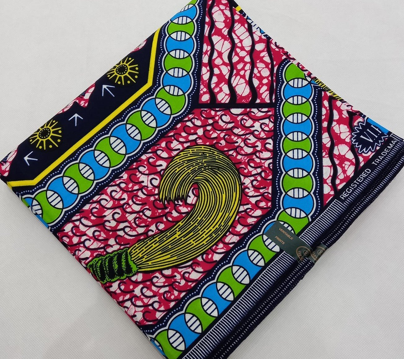 African Wax Fabric/Wax Clothes/Ghanaian Wax Print/Nigerian Ankara. 6 Yards Piece - Image 15