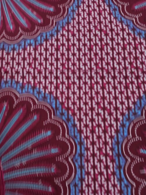 African Wax Fabric/Wax Clothes/Ghanaian Wax Print/Nigerian Ankara. 6 Yards Piece - Image 7