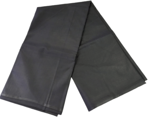 African Black Embossed cloth 6 Yard - Image 6