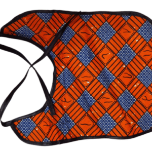 Handmade African Wax Print Baby Bib – Ankara Fabric, Soft & Reusable, Perfect Gift