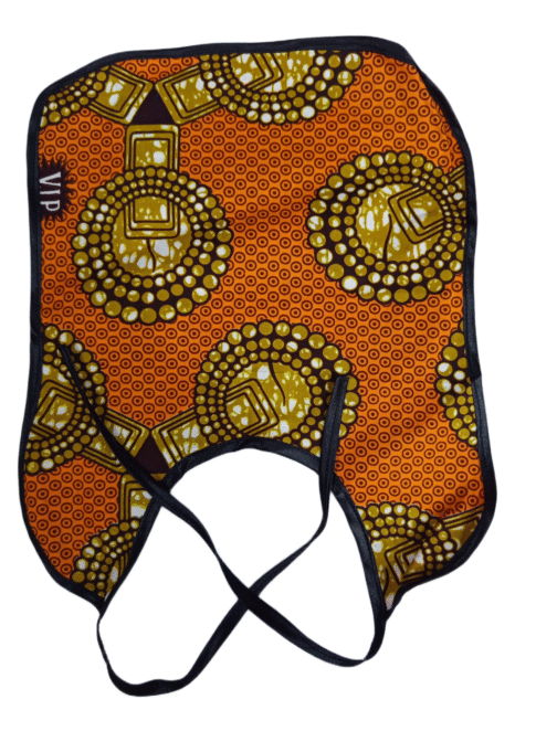 Handmade African Wax Print Baby Bib – Ankara Fabric, Soft & Reusable, Perfect Gift - Image 2