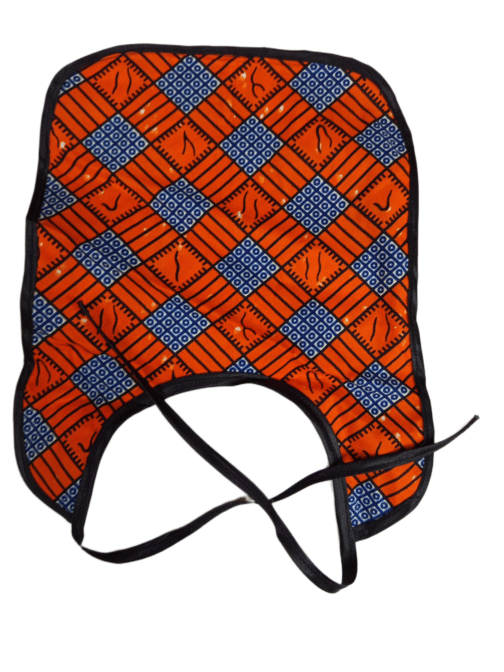 Handmade African Wax Print Baby Bib – Ankara Fabric, Soft & Reusable, Perfect Gift - Image 3