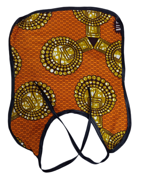 Handmade African Wax Print Baby Bib – Ankara Fabric, Soft & Reusable, Perfect Gift - Image 5