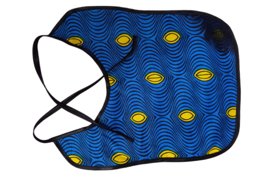 Handmade African Wax Print Baby Bib – Ankara Fabric, Soft & Reusable, Perfect Gift - Image 6