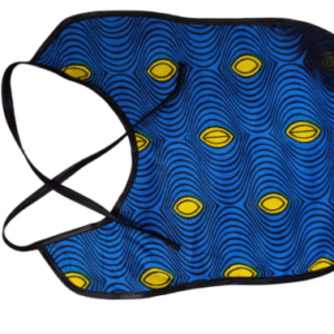 Handmade African Wax Print Baby Bib – Ankara Fabric, Soft & Reusable, Perfect Gift