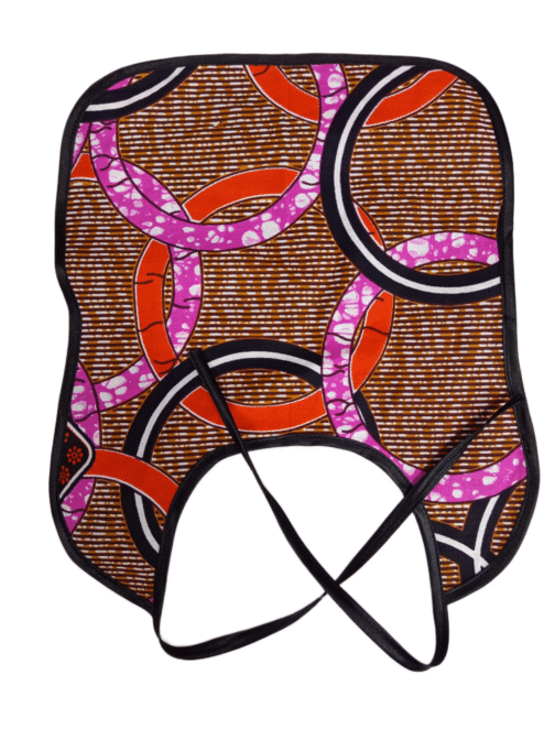 Handmade African Wax Print Baby Bib – Ankara Fabric, Soft & Reusable, Perfect Gift - Image 5