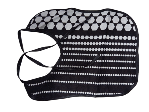 Handmade African Wax Print Baby Bib – Ankara Fabric, Soft & Reusable, Perfect Gift - Image 2