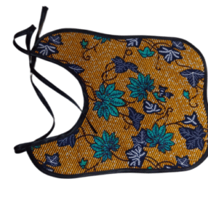 Handmade African Wax Print Baby Bib – Ankara Fabric, Soft & Reusable, Perfect Gift