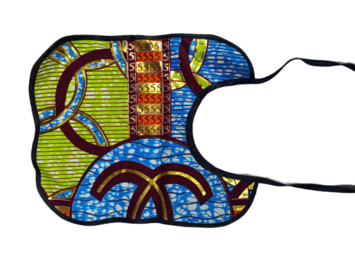 Handmade African Wax Print Baby Bib – Ankara Fabric, Soft & Reusable, Perfect Gift - Image 6