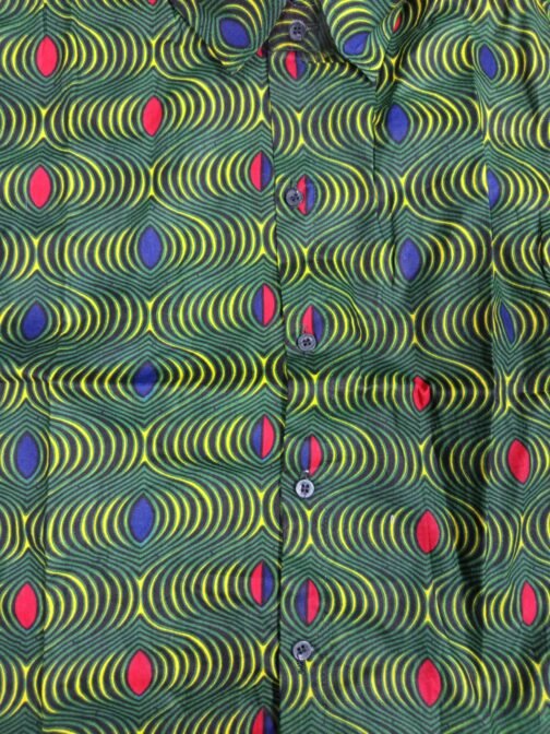 African Wax Print Shirt – Handmade Ankara Shirt for Men - Image 5