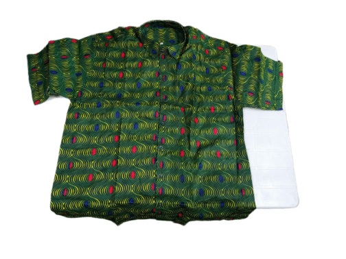 African Wax Print Shirt – Handmade Ankara Shirt for Men - Image 2