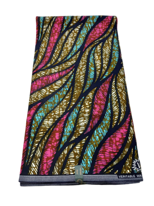 African Wax Fabric/Wax Clothes/Ghanaian Wax Print/Nigerian Ankara. 6 Yards Piece - Image 5