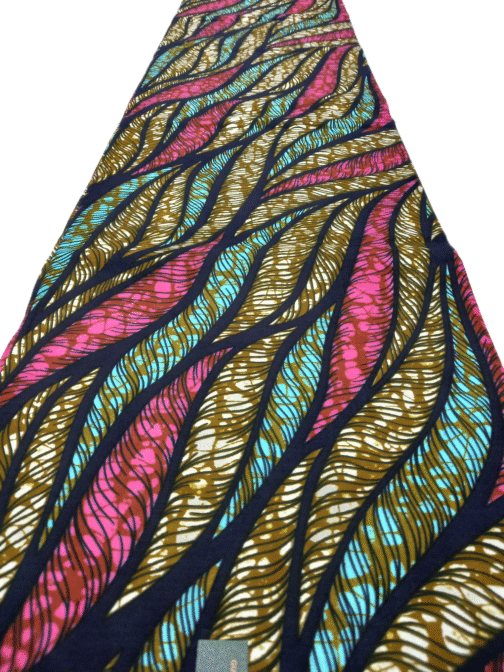 African Wax Fabric/Wax Clothes/Ghanaian Wax Print/Nigerian Ankara. 6 Yards Piece - Image 3