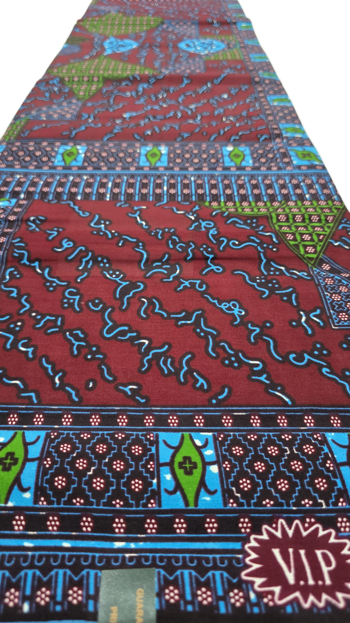 African Wax Fabric/Wax Clothes/Ghanaian Wax Print/Nigerian Ankara. 6 Yards Piece - Image 4
