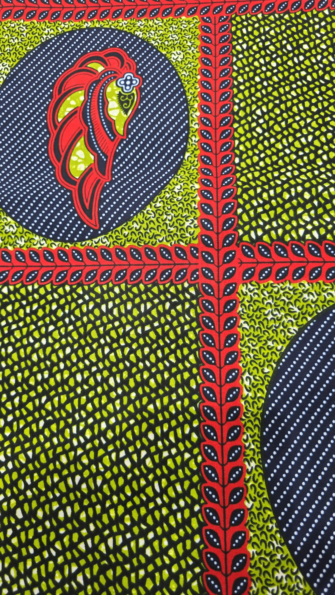 African Wax Fabric/Wax Clothes/Ghanaian Wax Print/Nigerian Ankara. 6 Yards Piece - Image 5