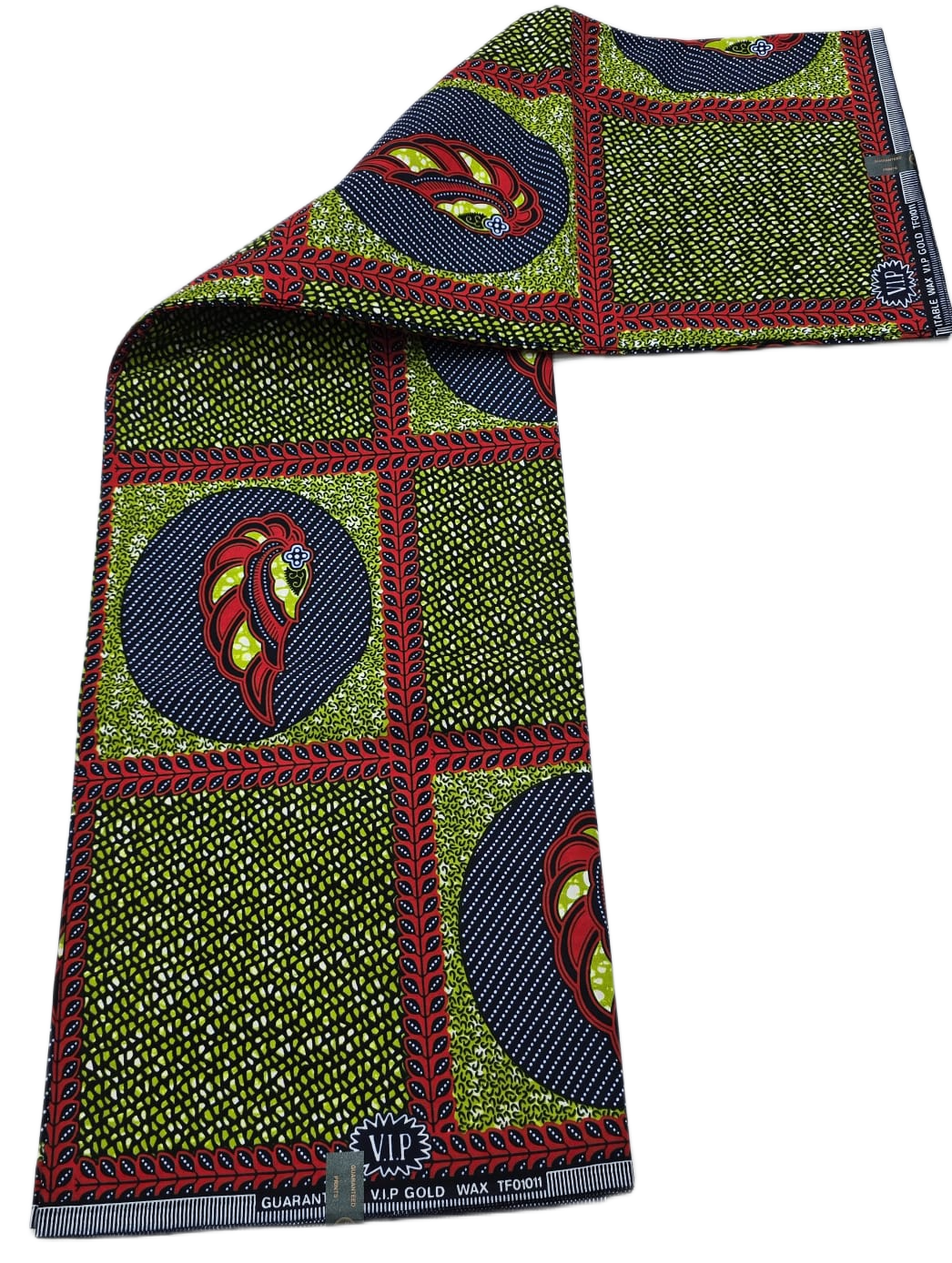 African Wax Fabric/Wax Clothes/Ghanaian Wax Print/Nigerian Ankara. 6 Yards Piece - Image 2