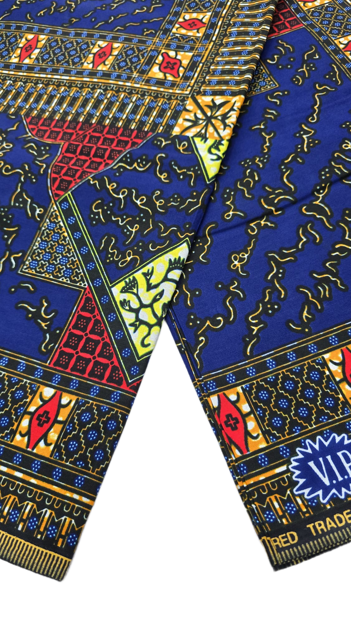 African Wax Fabric/Wax Clothes/Ghanaian Wax Print/Nigerian Ankara. 6 Yards Piece - Image 2