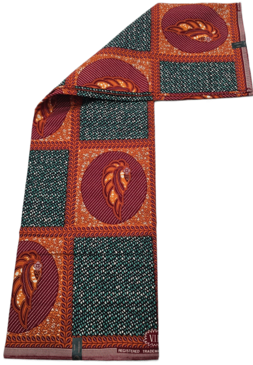African Wax Fabric/Wax Clothes/Ghanaian Wax Print/Nigerian Ankara. 6 Yards Piece - Image 2