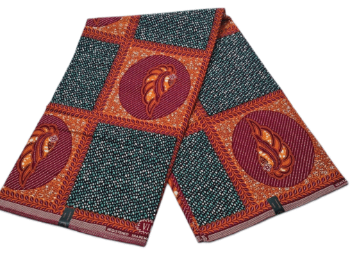 African Wax Fabric/Wax Clothes/Ghanaian Wax Print/Nigerian Ankara. 6 Yards Piece