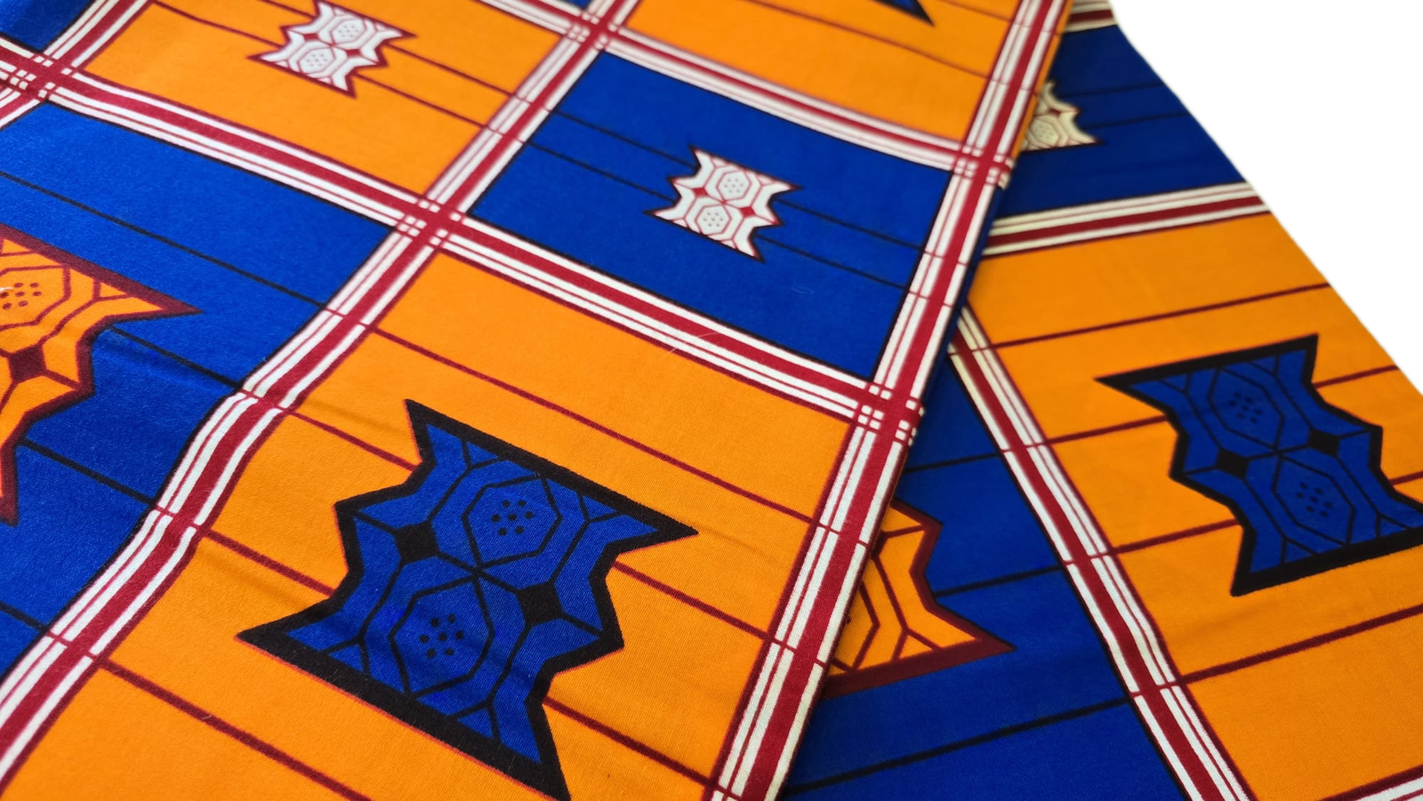 African Wax Fabric/Wax Clothes/Ghanaian Wax Print/Nigerian Ankara. 6 Yards Piece - Image 5