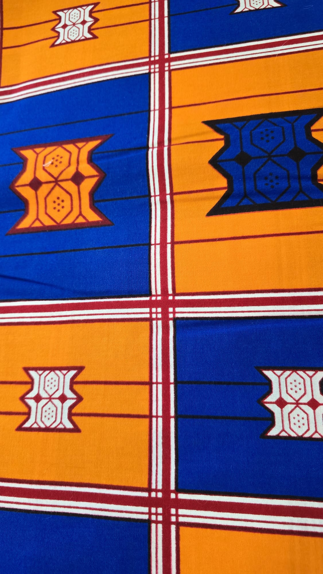 African Wax Fabric/Wax Clothes/Ghanaian Wax Print/Nigerian Ankara. 6 Yards Piece - Image 7