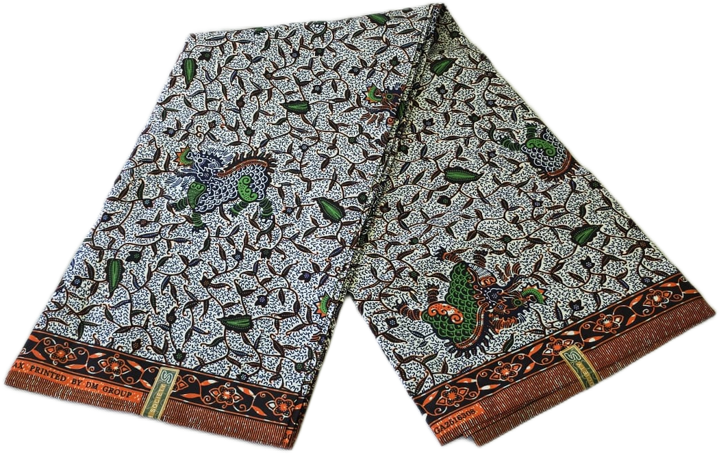 Special African Wax Print 6 Yards Piece – Polycotton - Image 2