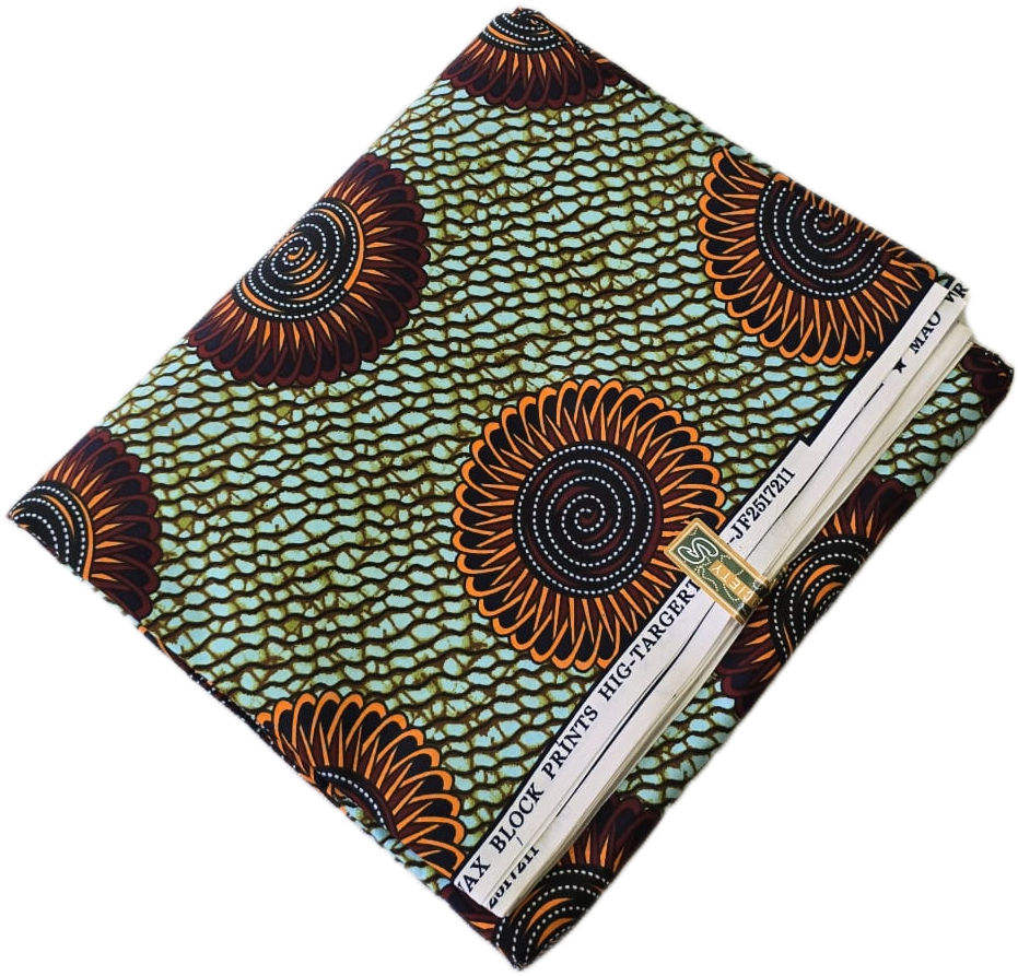 Special African Wax Print 6 Yards Piece – Polycotton - Image 3