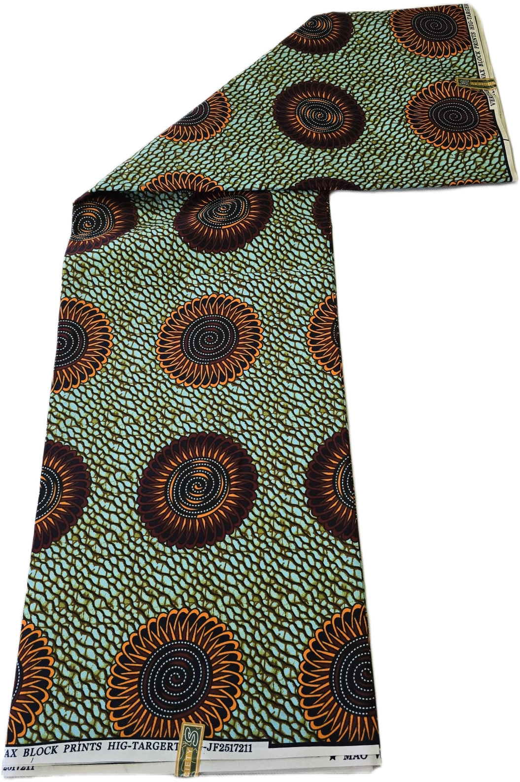 Special African Wax Print 6 Yards Piece – Polycotton - Image 12